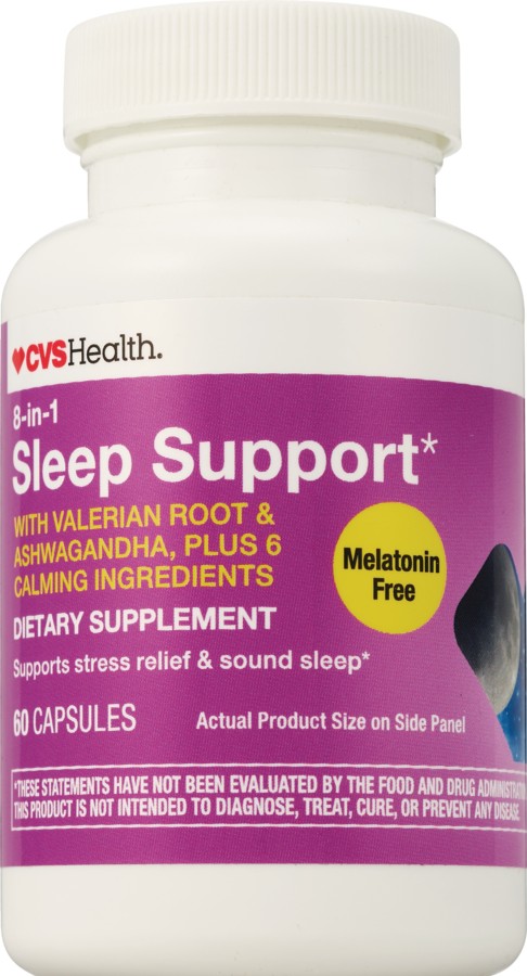Mejores ofertas e historial de precios de CVS Health Sleep 8 With  Ashwagandha Caplets, 60 CT en