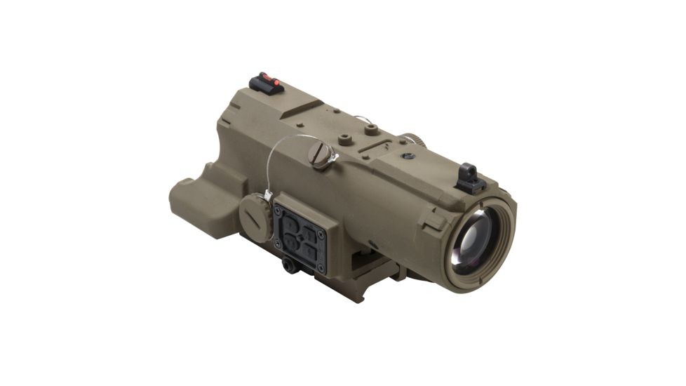 Vism ECO 4X34 Prismatic Rifle Scope w/ Green Laser, Red/White LED