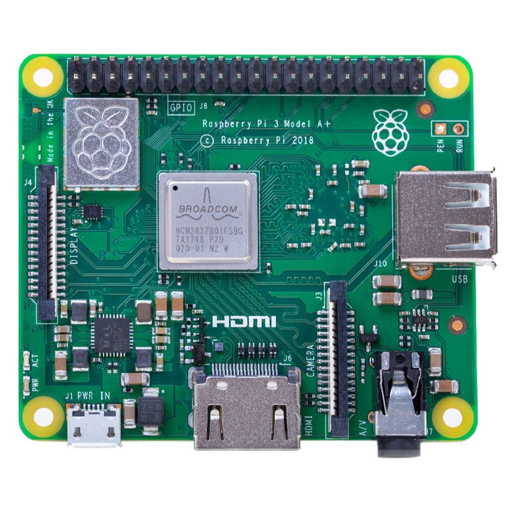 Raspberry Pi 3 Model A+ Board Broadcom BCM2837B0 64bit ARM Cortex-53 ...