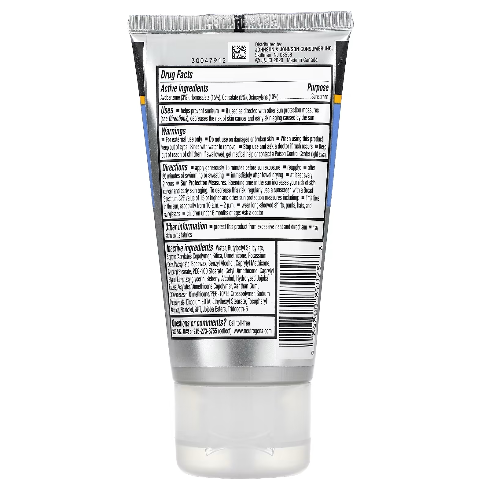 Neutrogena Sport Face Oil Free Sunscreen Spf 70 2 5 Fl Oz 73 Ml Best Deals And Price