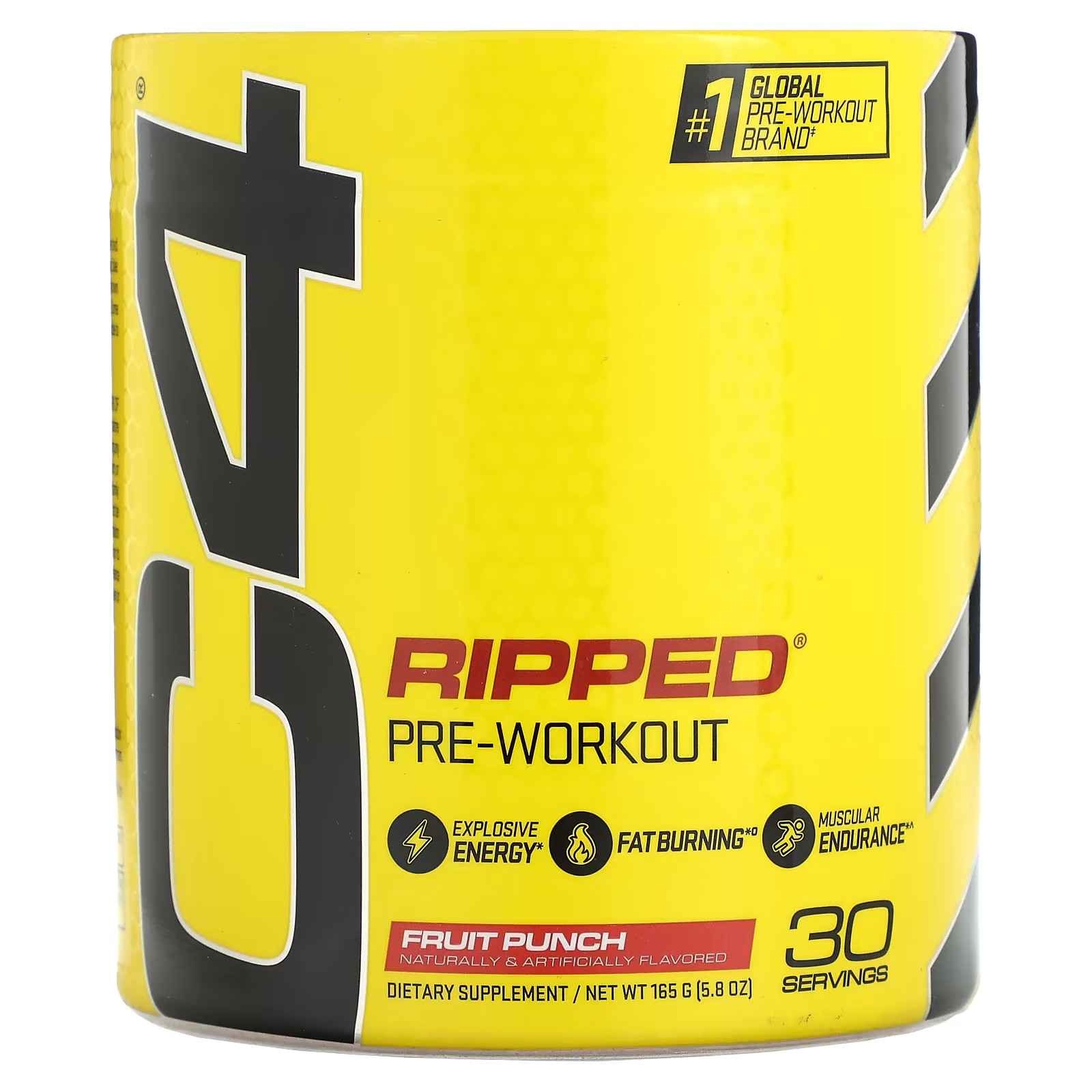 Cellucor, C4 Ripped, PreWorkout, Fruit Punch, 5.8 oz (165 g) Best