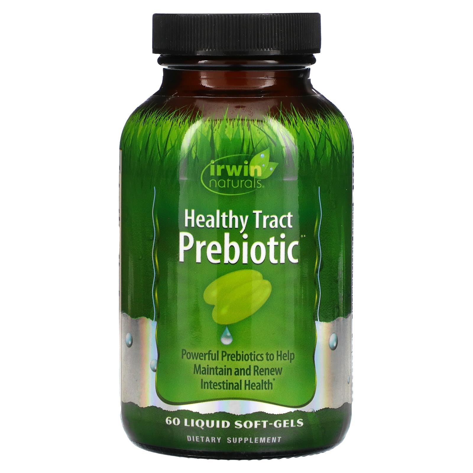 Irwin Naturals, Healthy Tract Prebiotic, 60 Liquid Soft-Gels Best Deals ...