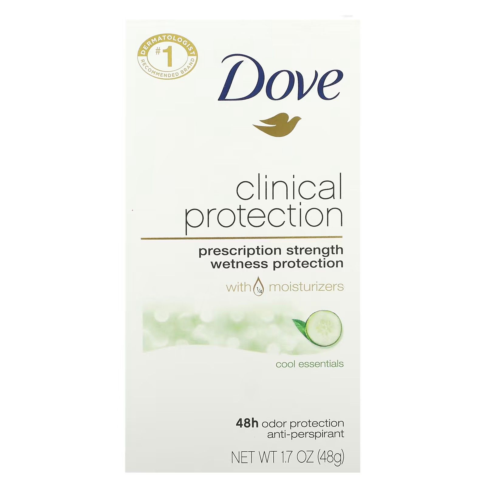 Dove, Clinical Protection, Prescription Strength, AntiPerspirant