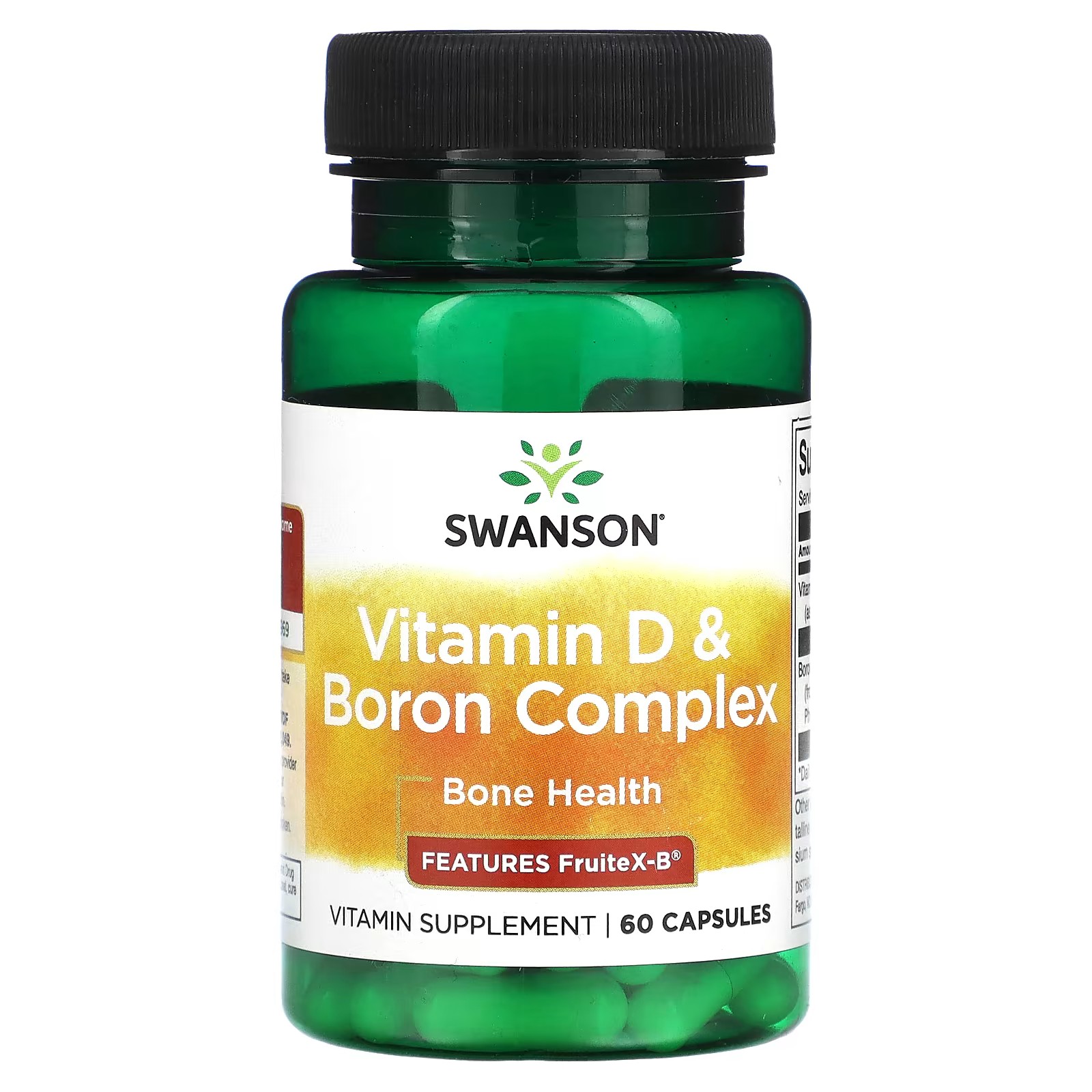 Swanson, Vitamin D & Boron Complex, 60 Capsules Best Deals and Price ...