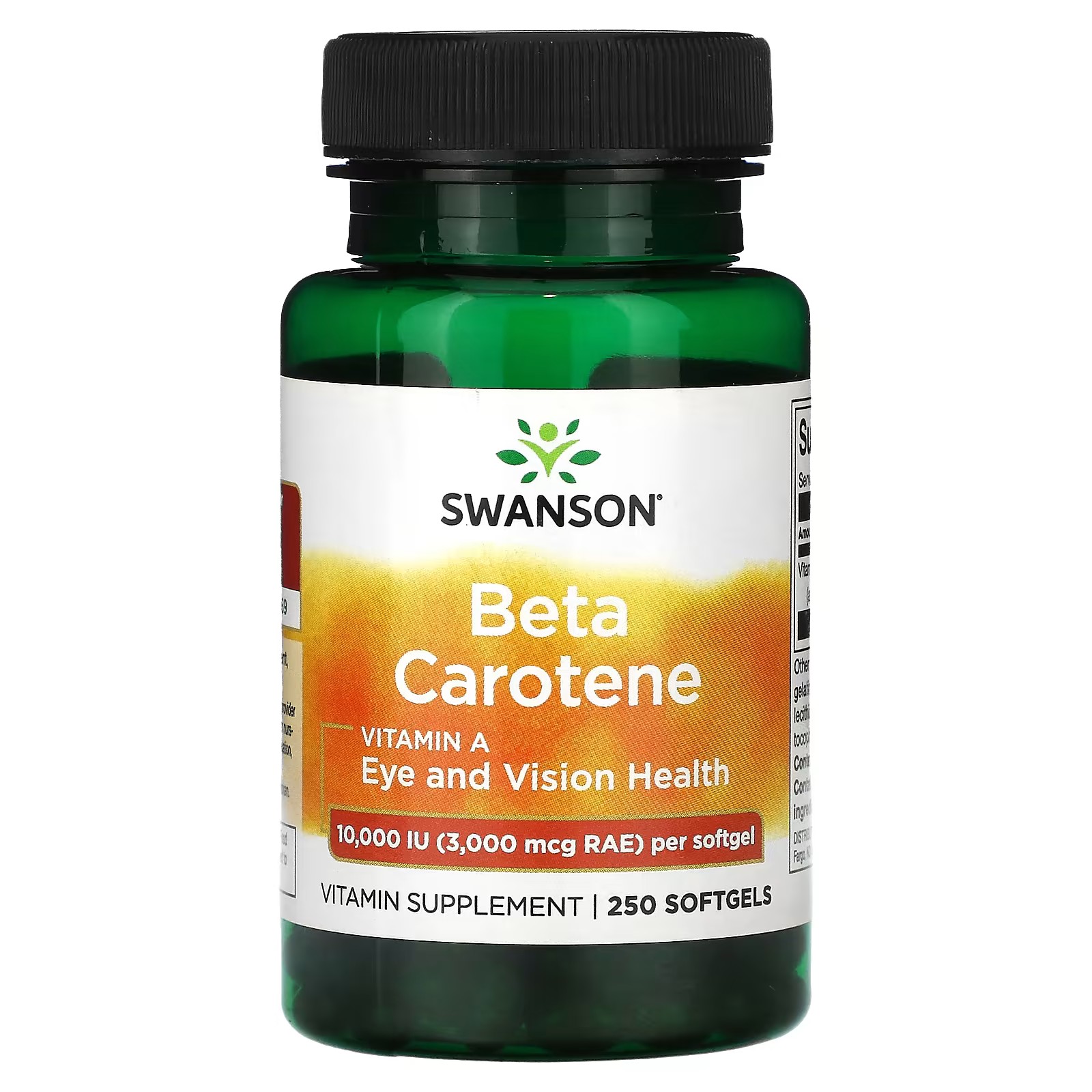 Swanson, Beta Carotene, 10,000 IU (3,000 mcg RAE), 250 Softgels Best