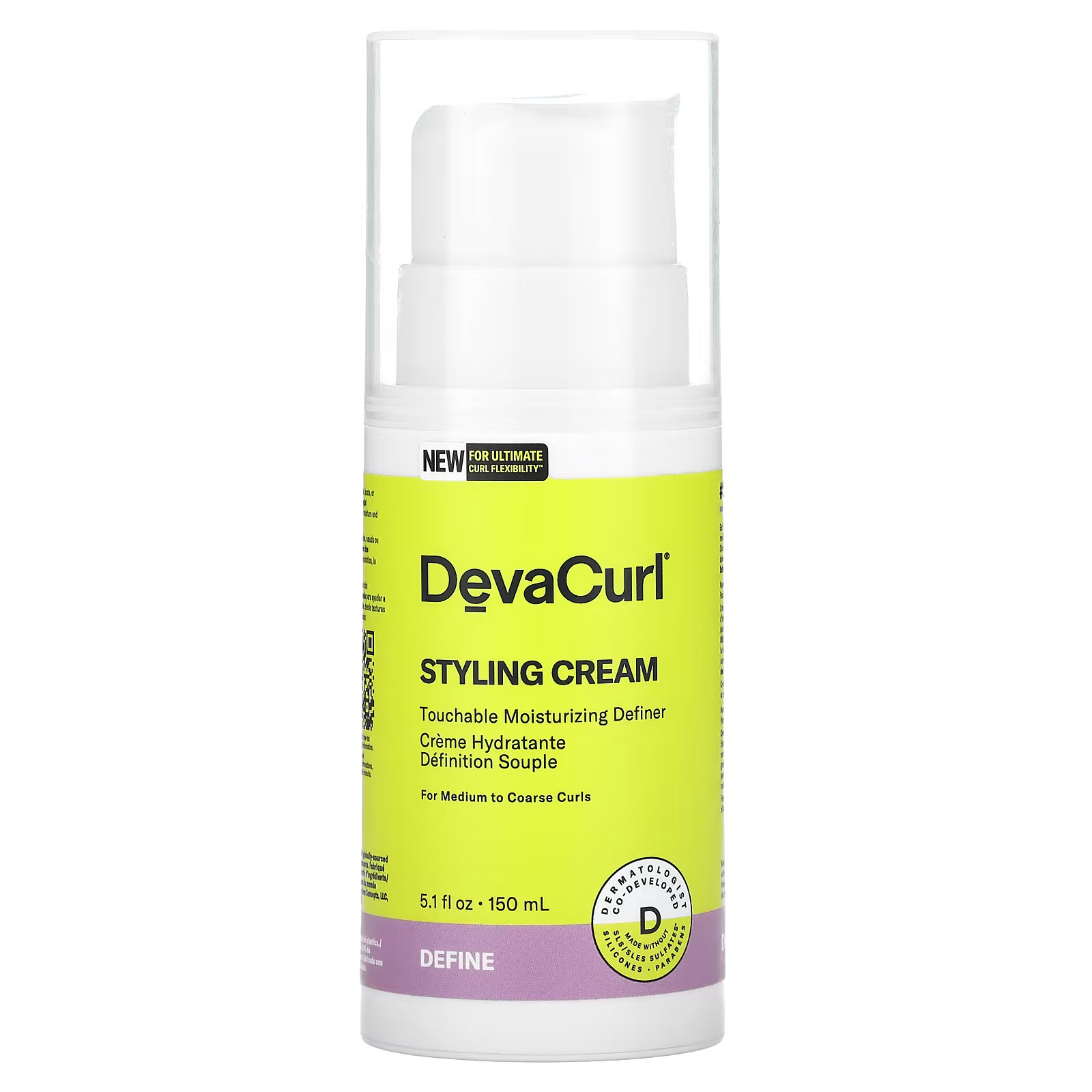 DevaCurl, Styling Cream, Touchable Moisturizing Definer, 5.1 fl oz (150