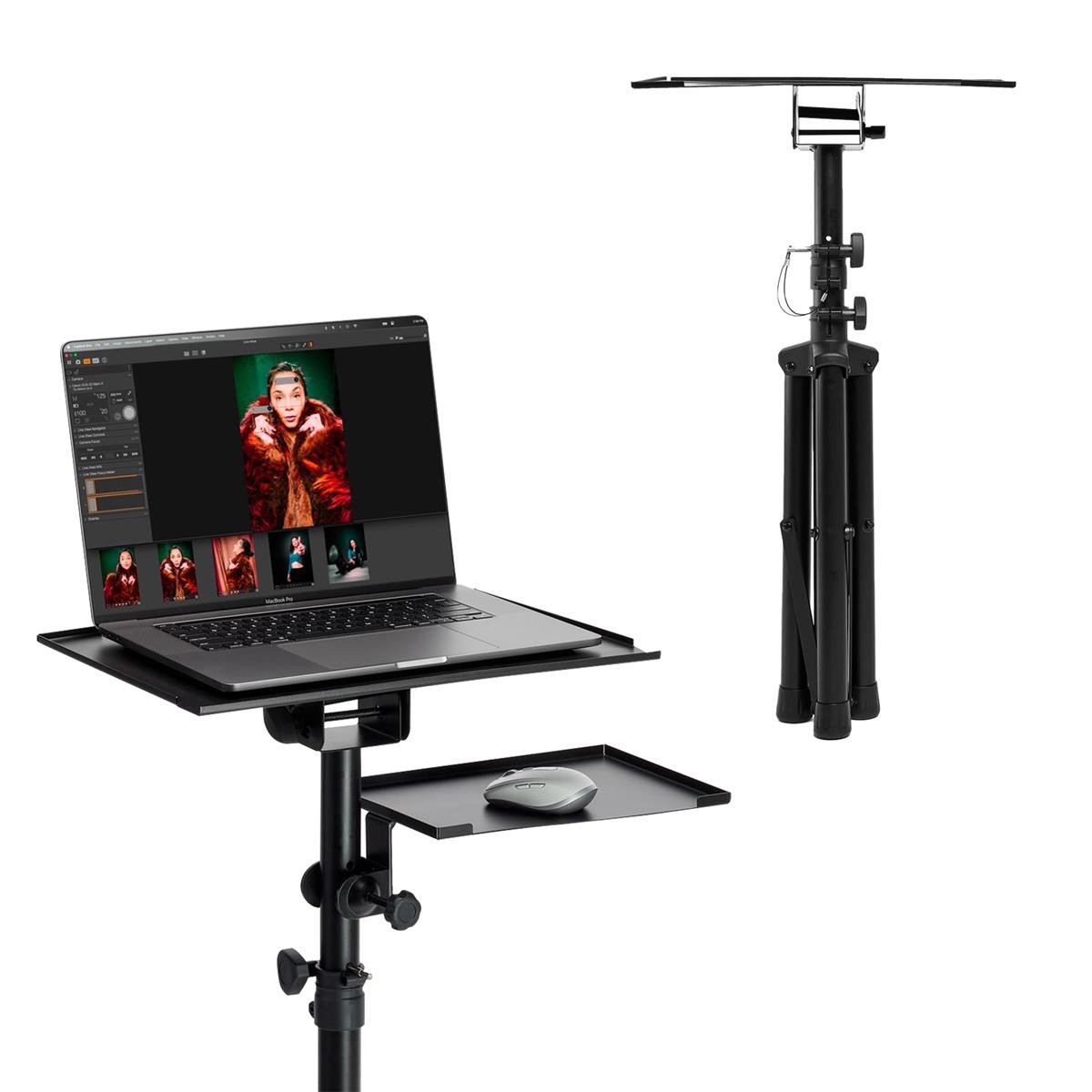Flashpoint Projector Laptop Tripod Stand, Adjustable Foldable Height