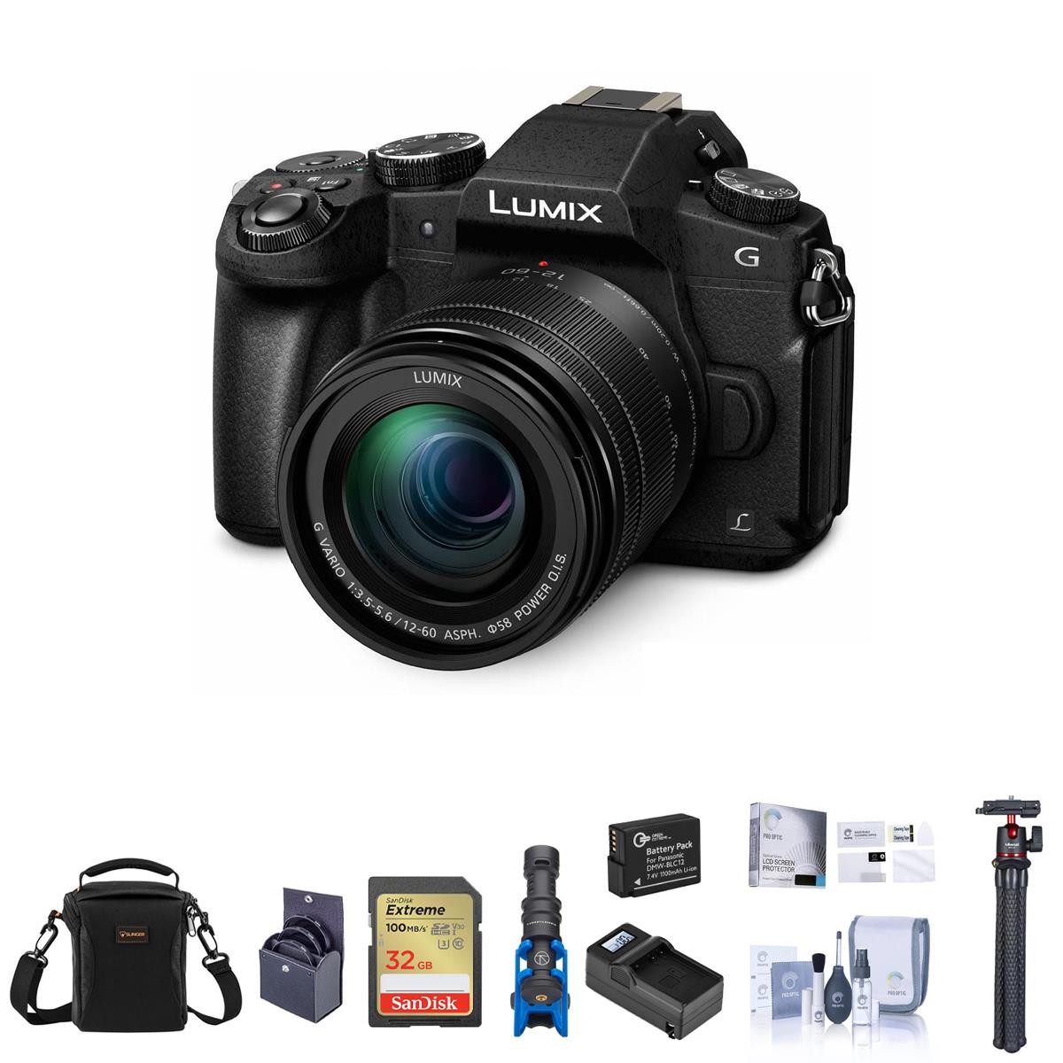 Panasonic Lumix DMCG85 Mirrorless with 1260mm OIS Lens With Free