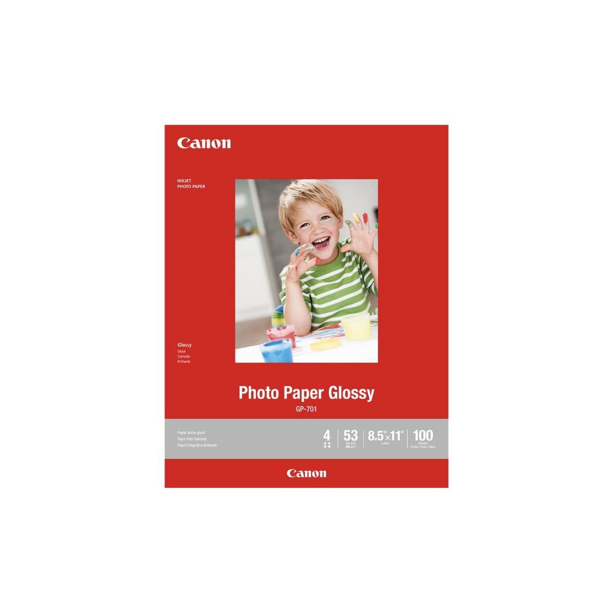 Canon GP701 Glossy Photo Paper (8.5x11"), 100 Sheets Best Deals and