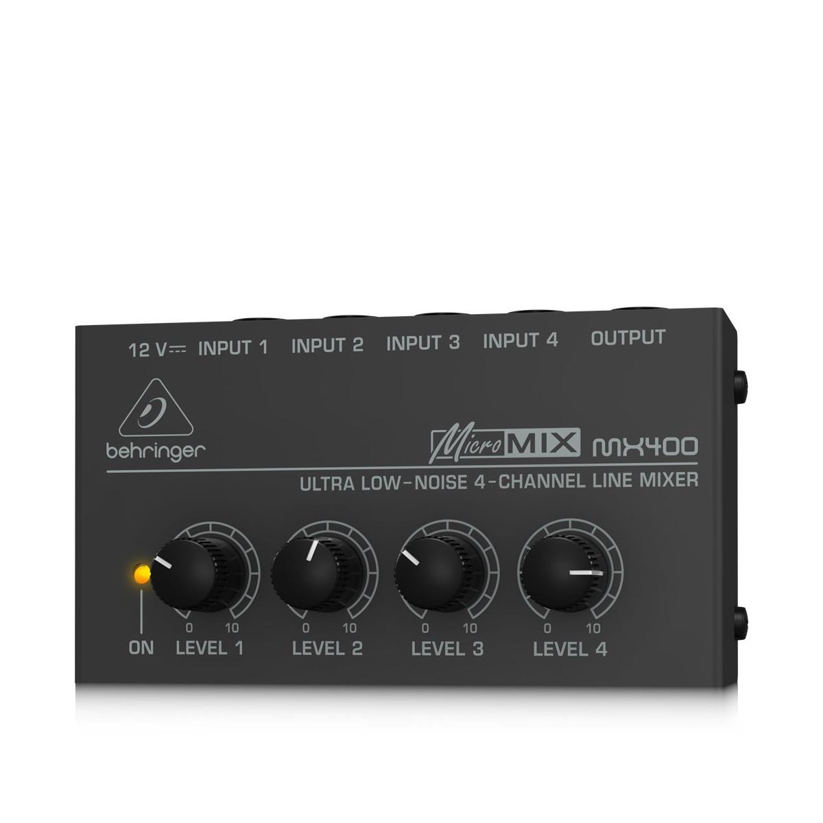 Behringer Micromix MX400 Ultra LowNoise 4Channel Line Mixer Best Deals and Price History at