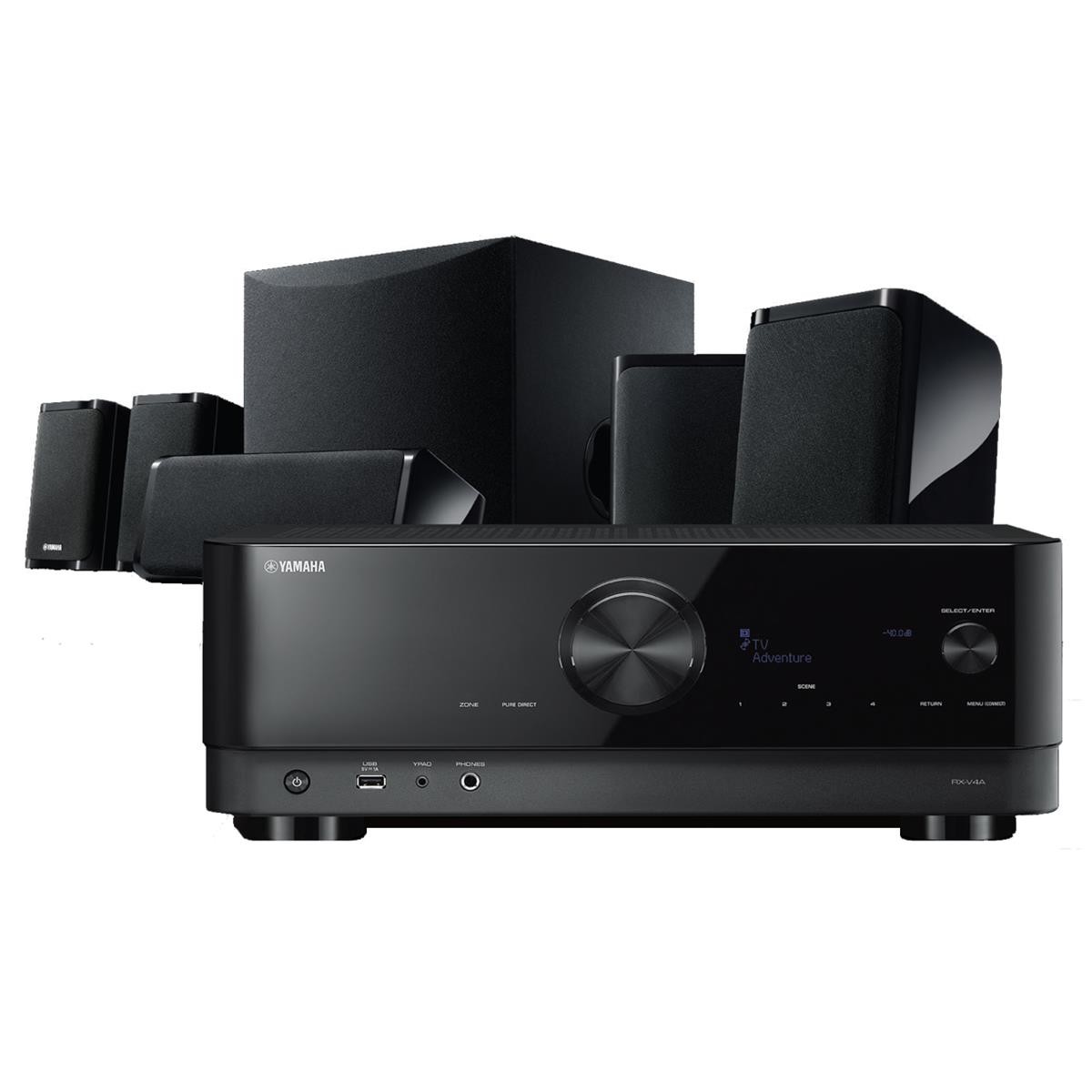 Used Yamaha YHT5960U 5.1Channel Home Theater System with 8K HDMI and