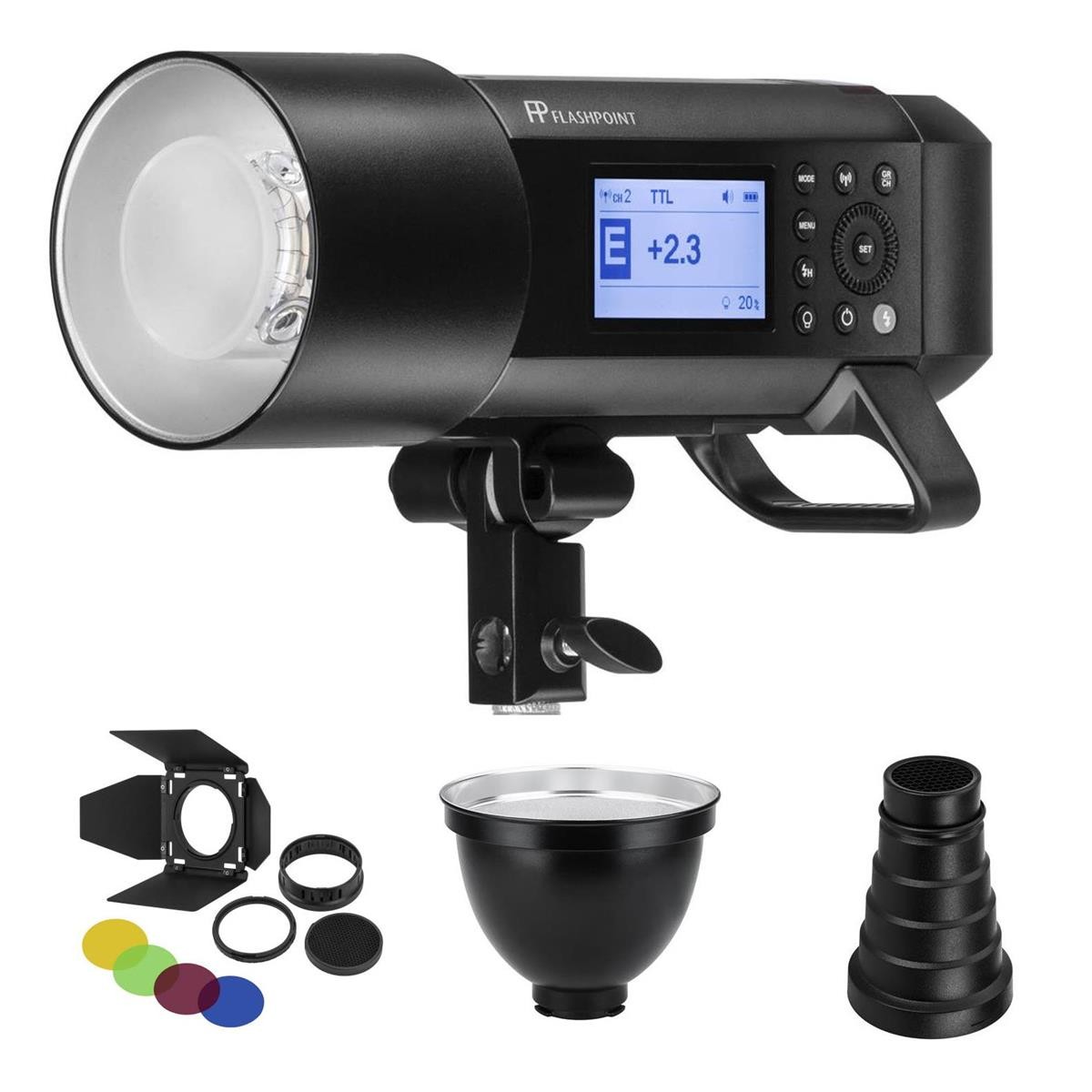 Flashpoint XPLOR 400PRO R2 TTL Battery-Powered Monolight Kit With ...