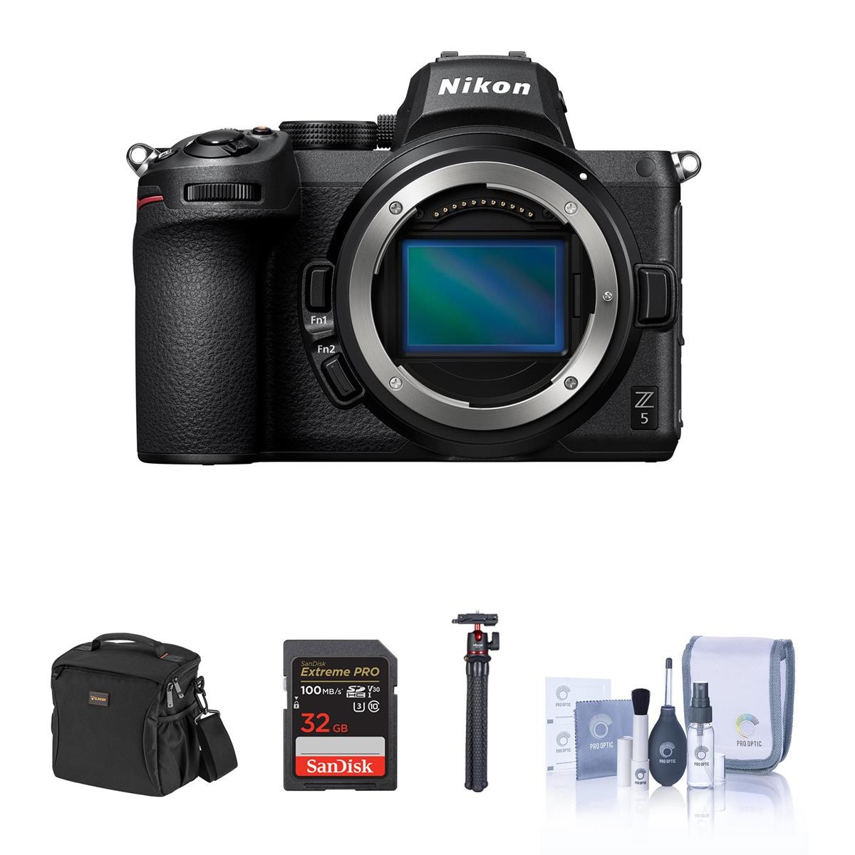 Nikon Z5 Full Frame Mirrorless Camera Basic Bundle with 32GB SD Card