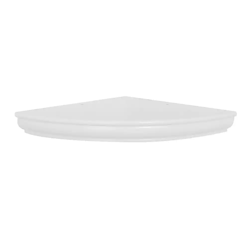 18 in. L x 18 in. W Profile White Corner Shelf Best Deals and Price