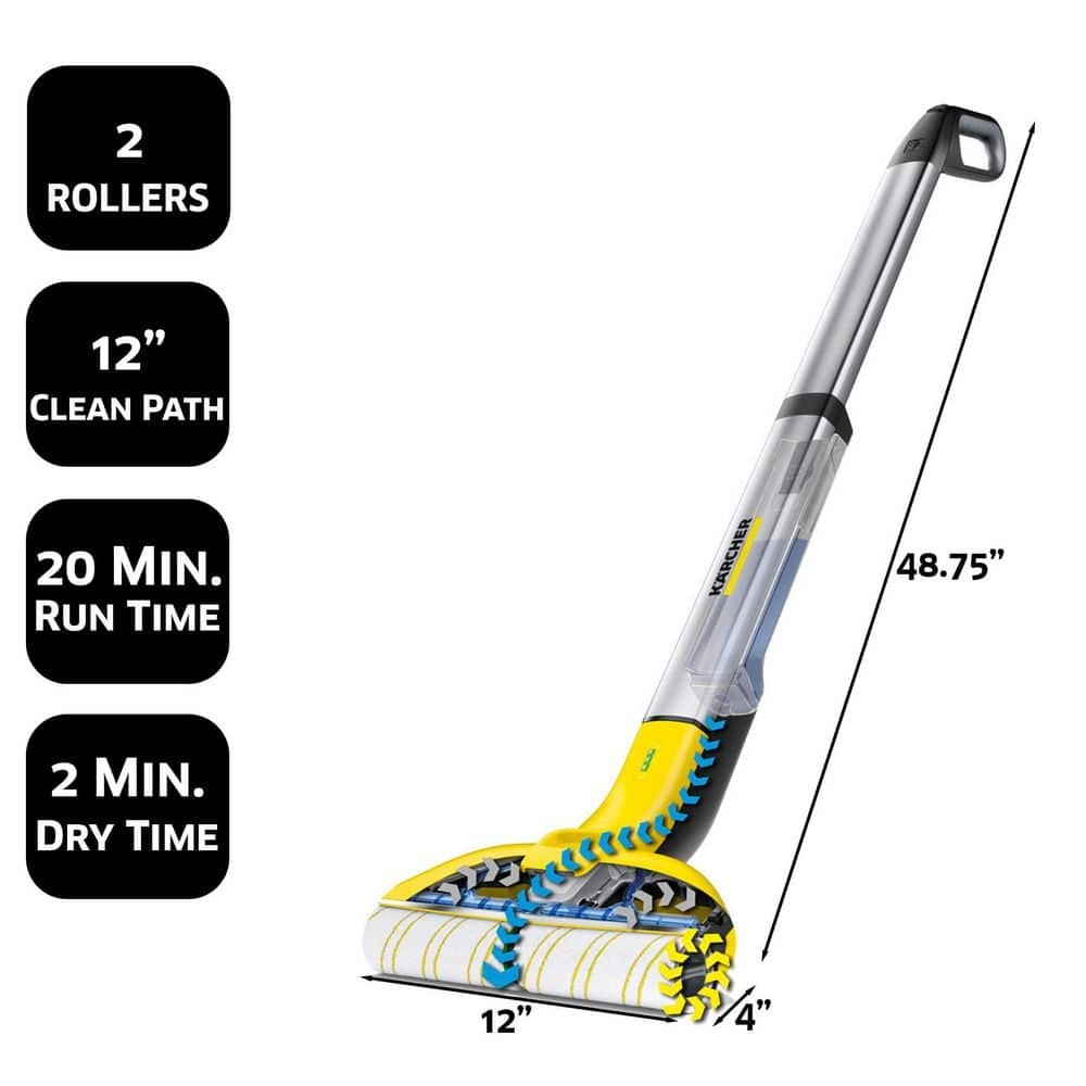 FC 3 Cordless Electric Hard Floor Cleaner Perfect for Laminate, Wood