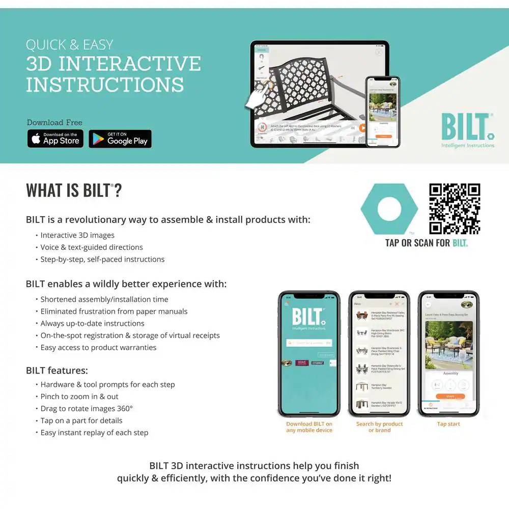 Crestridge 7Piece Steel Padded Sling Outdoor Patio Dining Set in