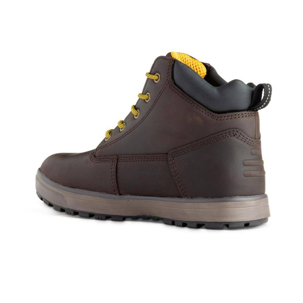 Men's Helix WP Waterproof 6 in. Work Boots Steel Toe Brown Size 10