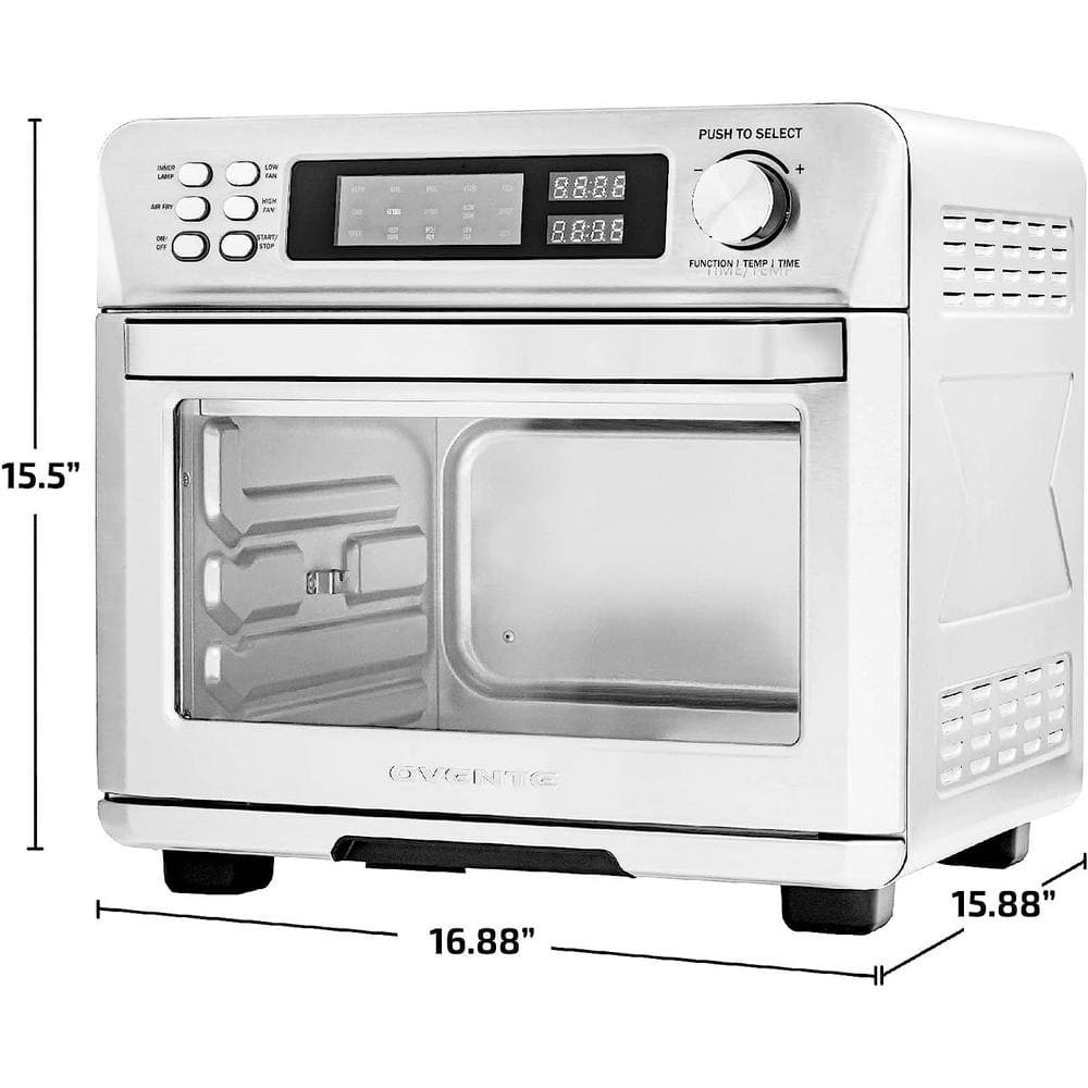 1700Watt Stainless Steel Digital Countertop MultiFunction Air Fryer