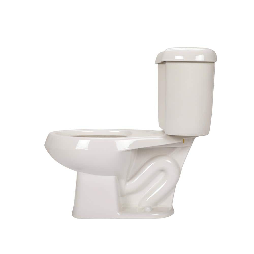 2Piece 1.6 GPF Single Flush Elongated Pressure Assist Toilet in White