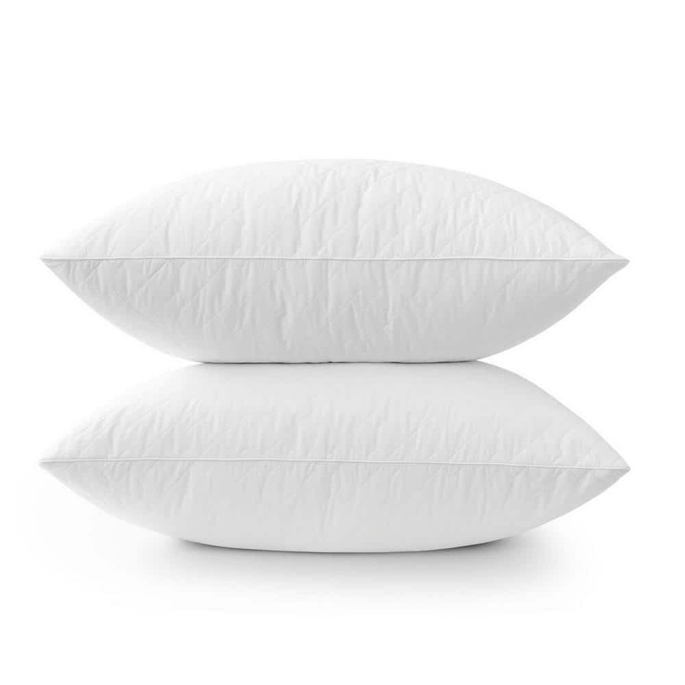 Cotton Quilted Memory Foam Jumbo Pillow (Set of 2) Best Deals and Price