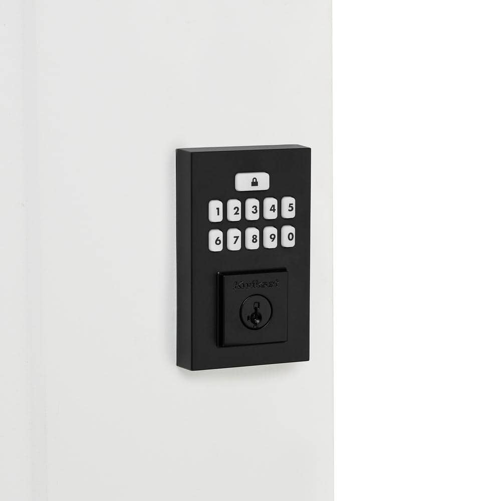 SmartCode 260 Contemporary Matte Black Keypad Single Cylinder ...