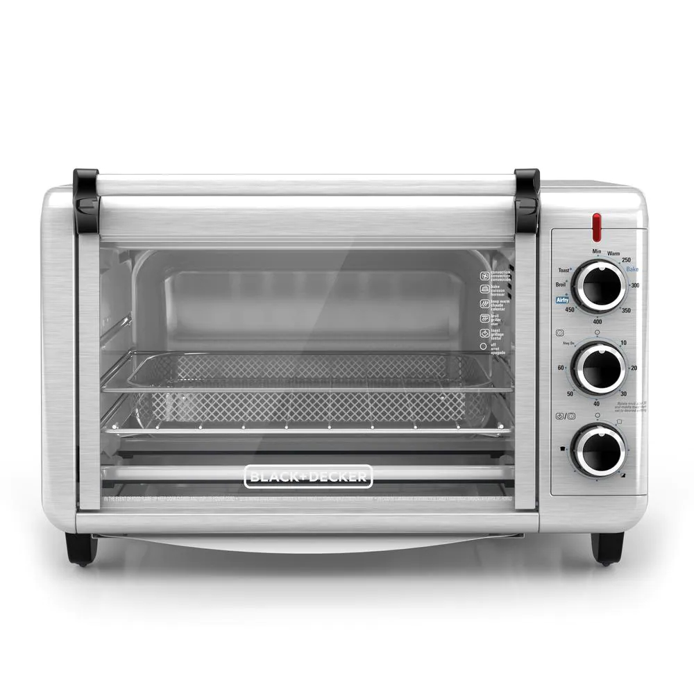 Crisp 'N Bake 1500 W 6Slice Stainless Steel Toaster Oven Best Deals and Price History at