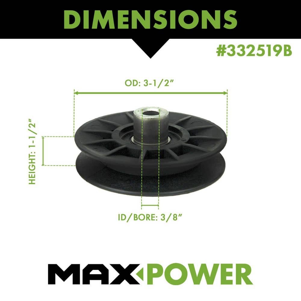 Maxpower V-Idler Pulley - Thumbnail 5