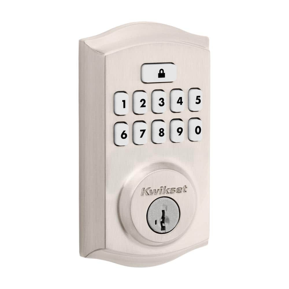 SmartCode 260 Traditional Satin Nickel Keypad Single Cylinder