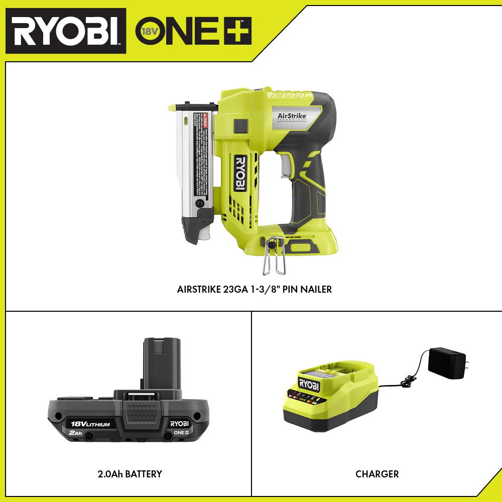 RYOBI ONE+ 18V Cordless Heat Gun and 2.0 Ah Compact Battery and