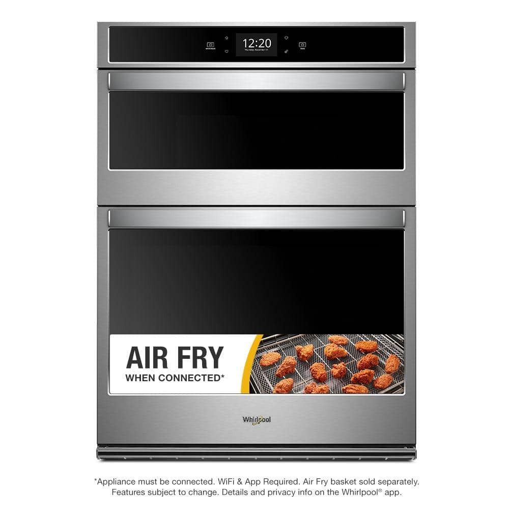 27 in. Electric Smart Convection Wall Oven with Touchscreen and Air Fry