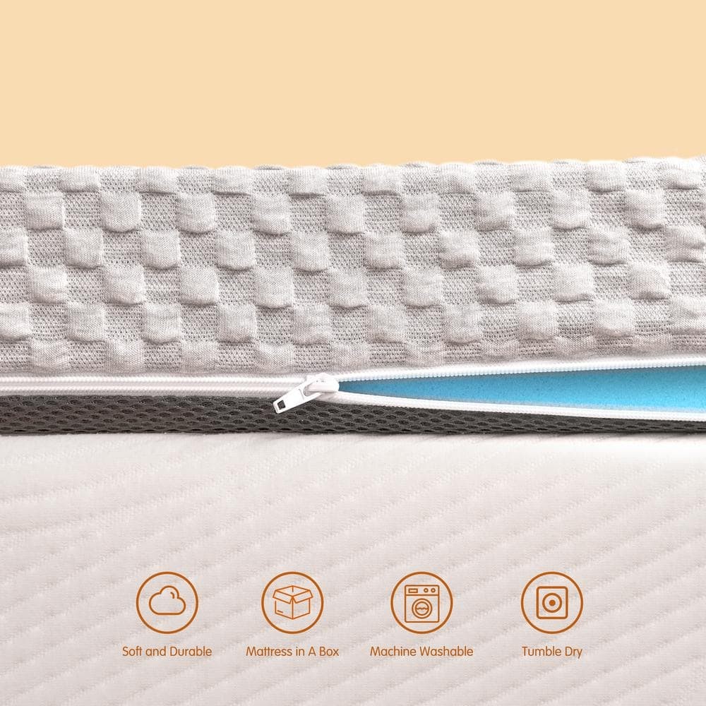 Mejores ofertas e historial de precios de Medium 3 in. Queen Gel Memory