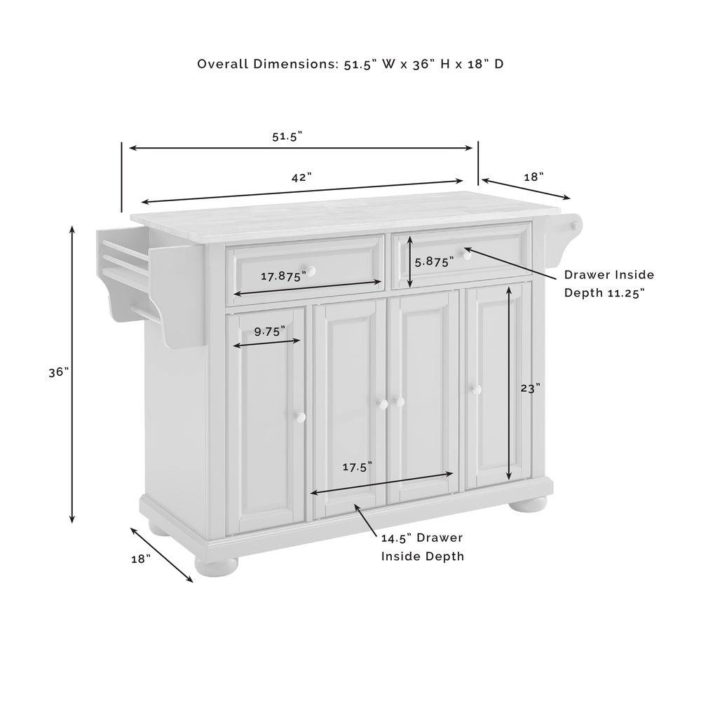Alexandria Black Kitchen Island with Black Granite Top Best Deals and
