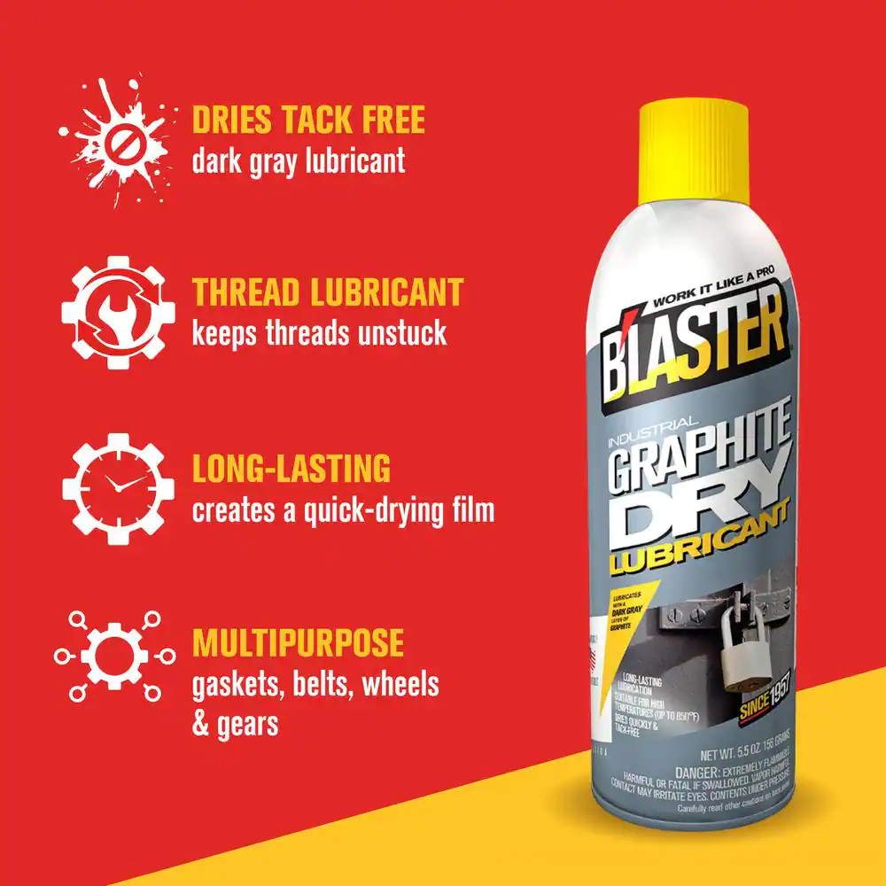 5.5 oz. Industrial Graphite Dry Lubricant Spray Best Deals and Price