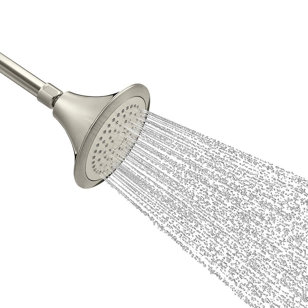 Forte 1Spray 5.5 in. Single Wall Mount Fixed Shower Head in Vibrant