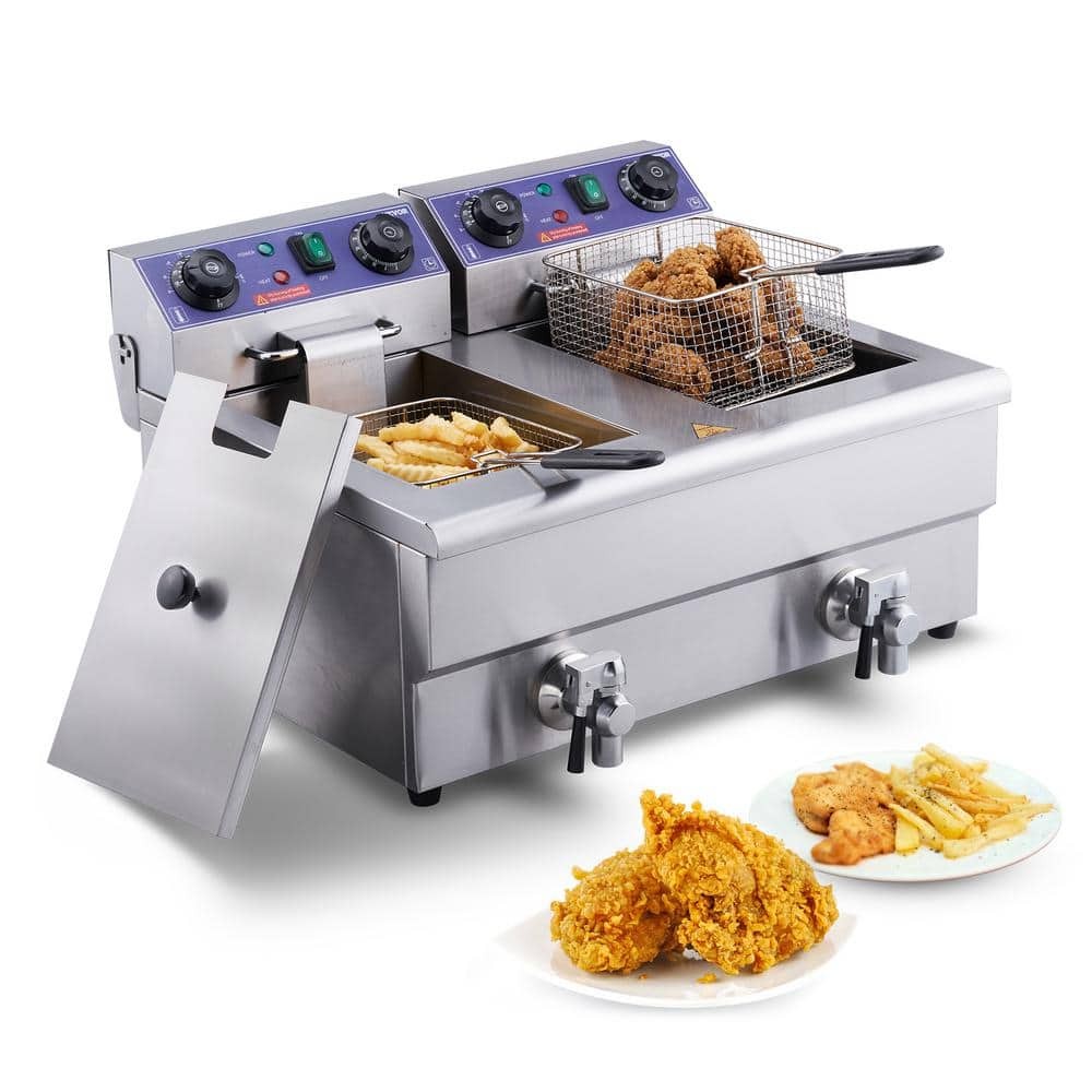 Hamilton Beach Triple Basket 2.9qt Deep Fryer - Stainless Steel 35034