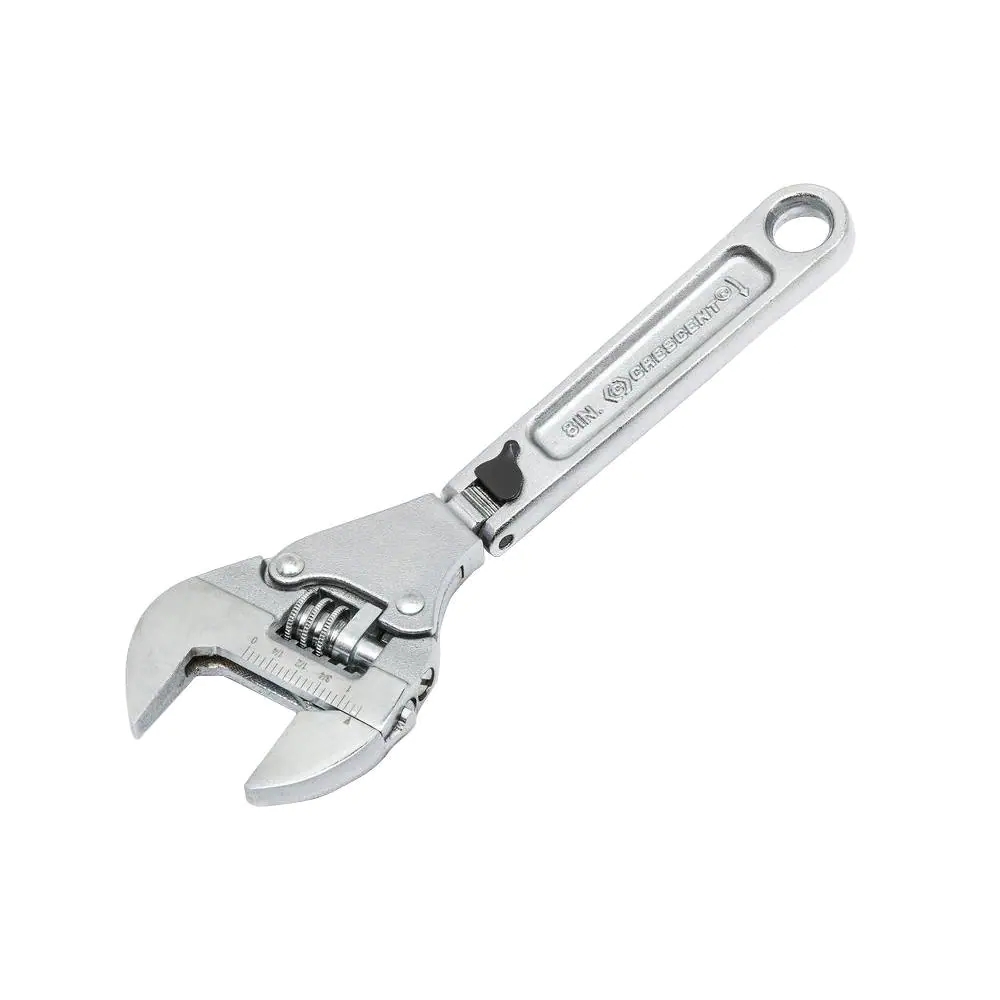 8 in. Flex Head Adjustable Wrench with Ratcheting Jaw Best Deals and