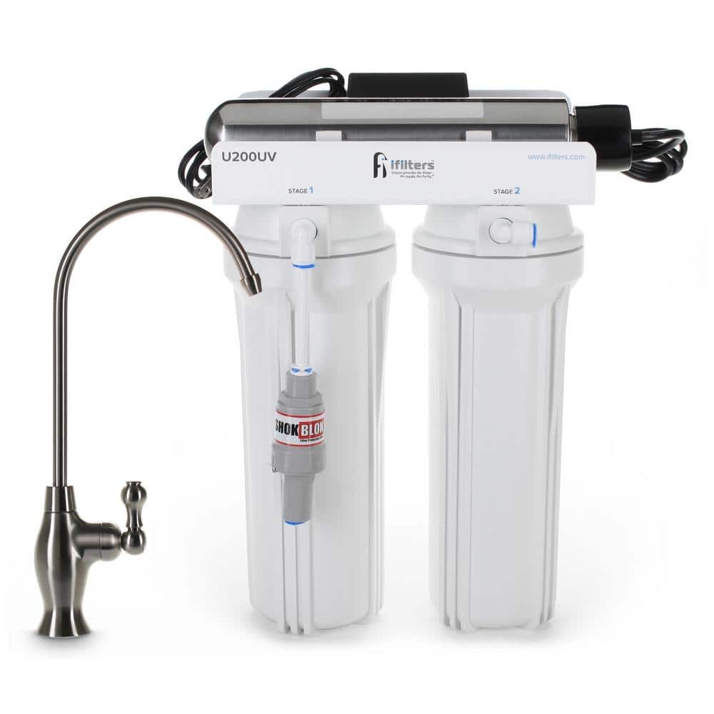 Ifilter 3-stage Under-sink Uv Reverse Osmosis Drinking Water Filtration 