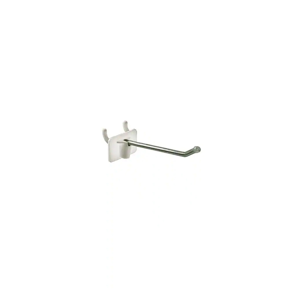 Azar Displays 2.5 in. Wire Metal Hook with Attached Plastic Back (50 ...