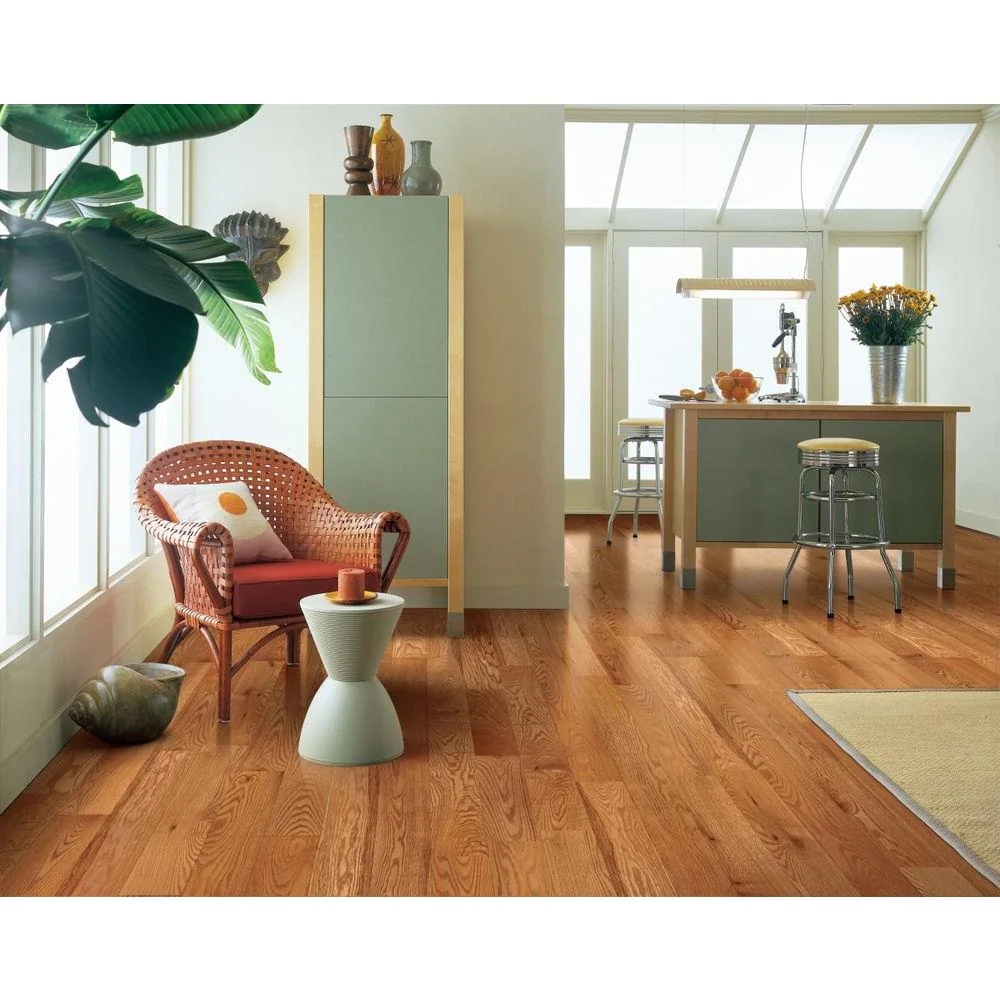 Bruce American Originals Spice Tan Oak 3/8 in. T x 3 in. W T+G Smooth Engineered Hardwood Flooring (22 sq.ft./ctn)