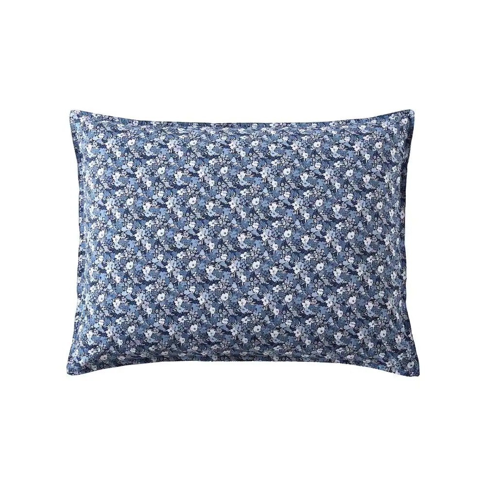 Prairie Floral 3Piece Blue Cotton Full/Queen Comforter Set Best Deals