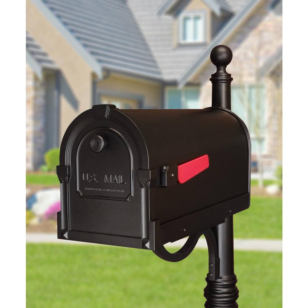 Savannah Black Post Mount Mailbox Best Deals and Price History at
