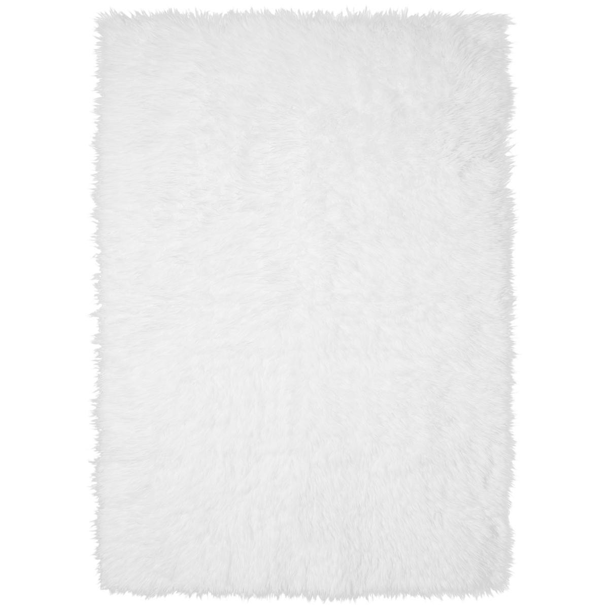 My Magic Carpet Shag White Washable Area Rug 5'x7' Best Deals and Price